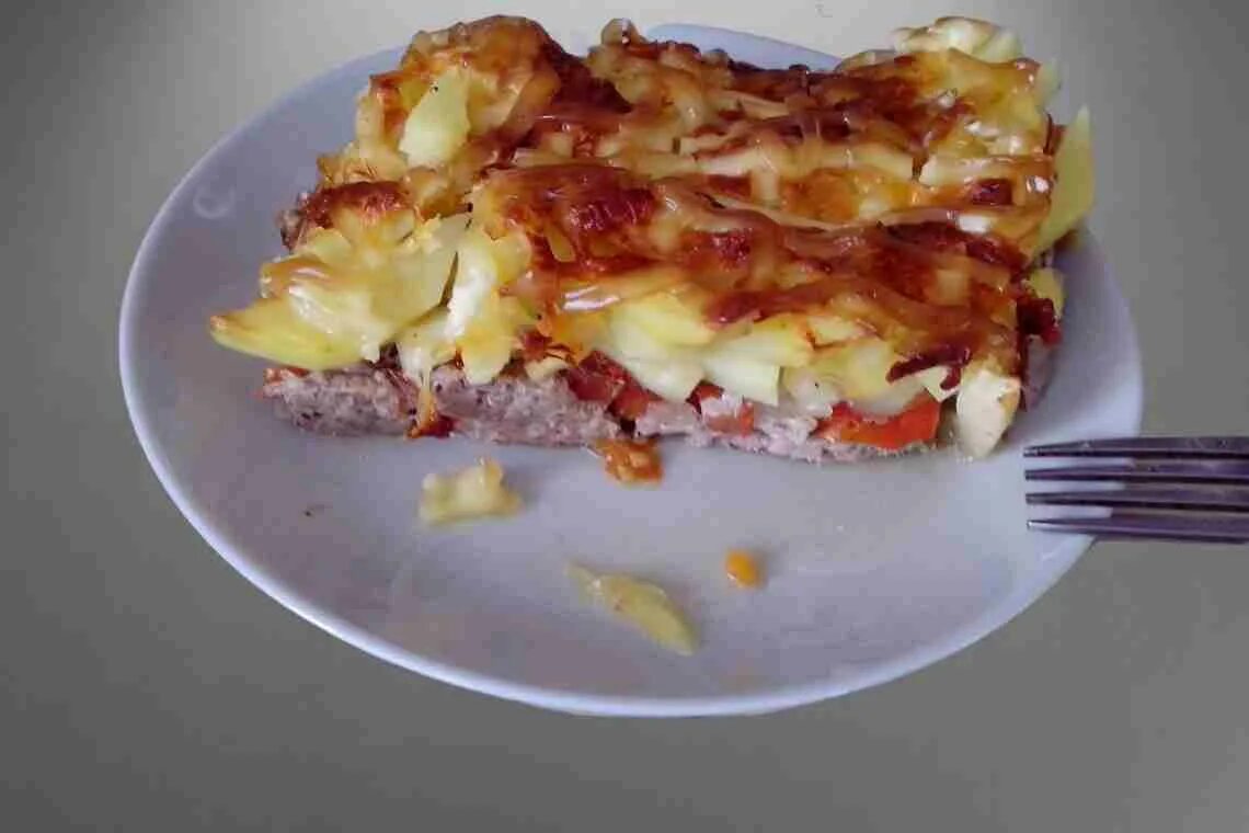 Картошка по французски с фаршем фото Как приготовить мясо с кабачками и картошкой в духовке - Journal UA