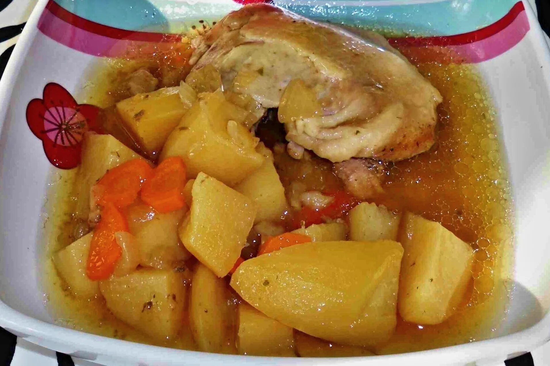 Картошка с курицей потушить фото Тушеная курица в мультиварке - 7 рецептов
