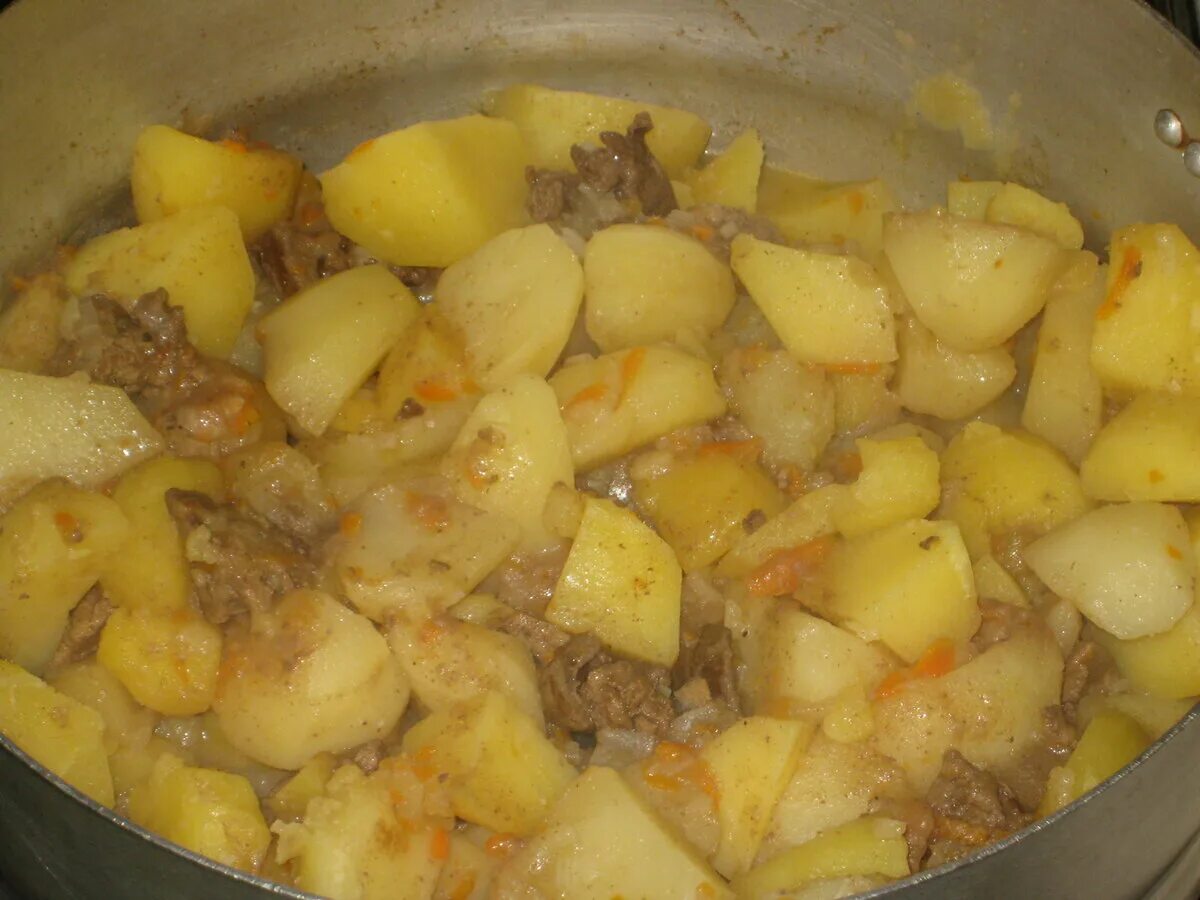 Картошка с курицей потушить фото Тушеная картошка с куриной печенью по деревенски. Пошаговый рецепт с фото. STASN