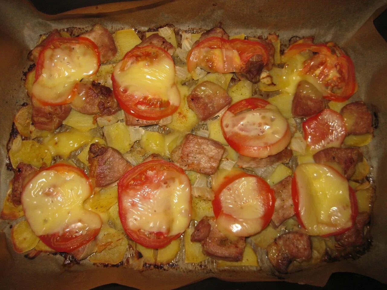 Картошка с мясом фото дома Картинки УЖИН В ДУХОВКЕ С КАРТОШКОЙ