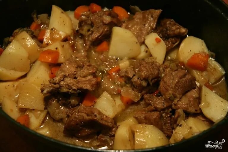 Картошка с мясом фото дома Картошка с мясом в чугунке в духовке - пошаговый рецепт с фото на Повар.ру