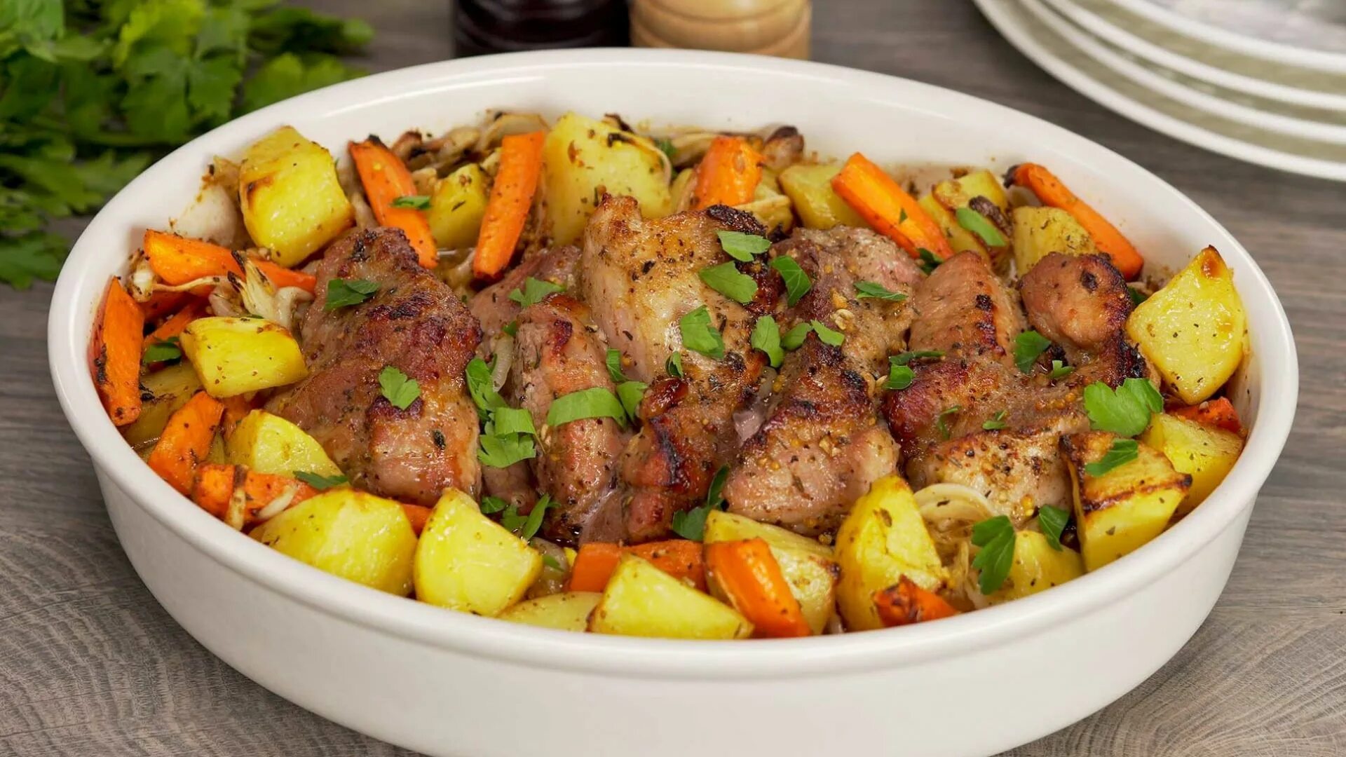 Картошка с мясом рецепты с фото Мясо свинина с картошкой CoffMachines.ru