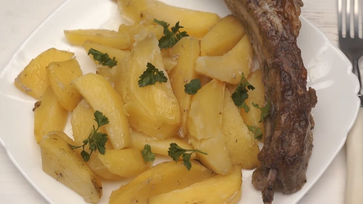 Картошка с ребрышками с фото Картошка с Ребрышками в Духовке. Пошаговый рецепт с фото