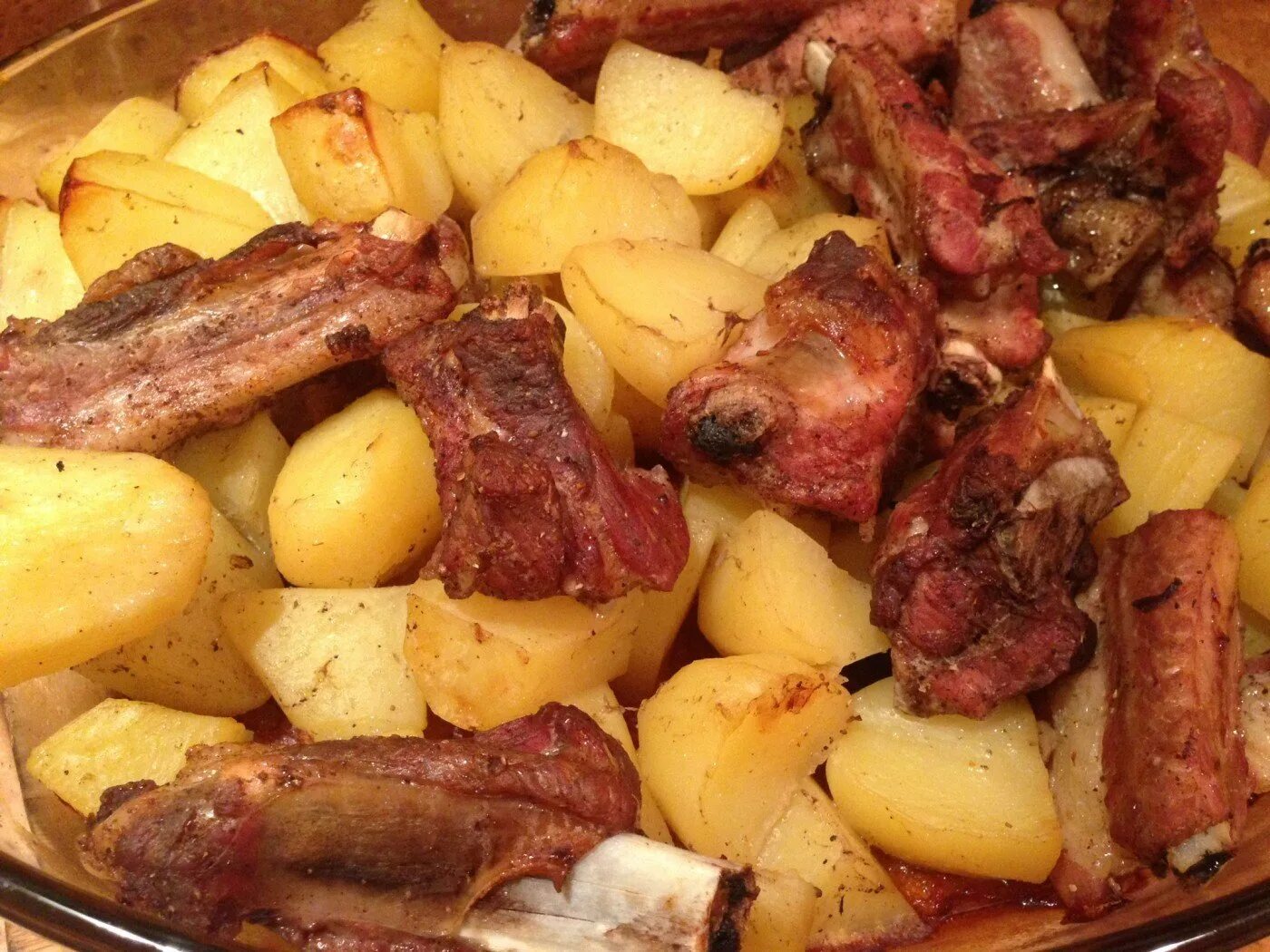 Картошка с ребрышками с фото Картинки РЕЦЕПТ РЕБРЫШЕК С КАРТОФЕЛЕМ В ДУХОВКЕ
