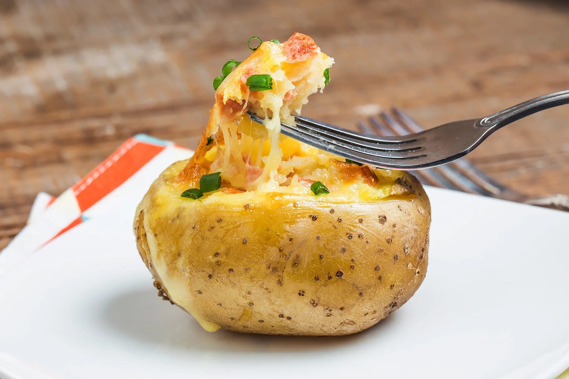Картошка с сыром рецепты с фото Baked potato with cheese :: Behance