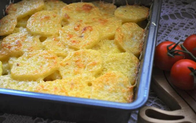 Картошка с сыром рецепты с фото Свиная шея с картошкой в духовке - рецепт с пошаговыми фото