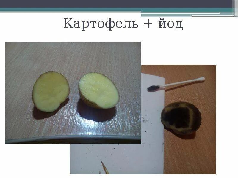 Картошка с йодом опыт фото Картофельное пюре быстрого приготовления - презентация, доклад, проект скачать