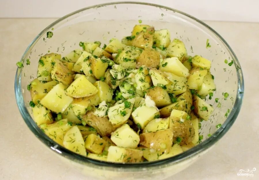 Картошка с зеленью фото рецепт Картофель, запеченный в духовке с зеленью - пошаговый рецепт с фото на Повар.ру