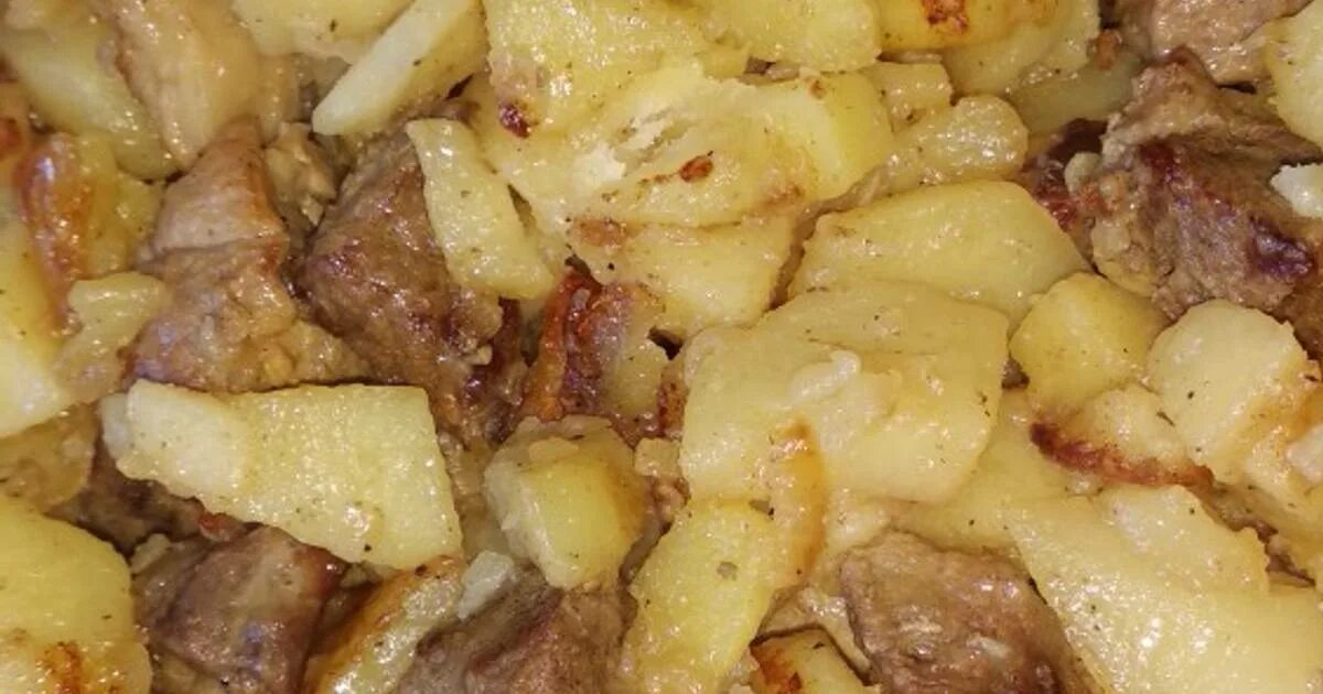 Картошка со свининой рецепт с фото Картошка Со Свининой С Фото - Mixyfotos.ru