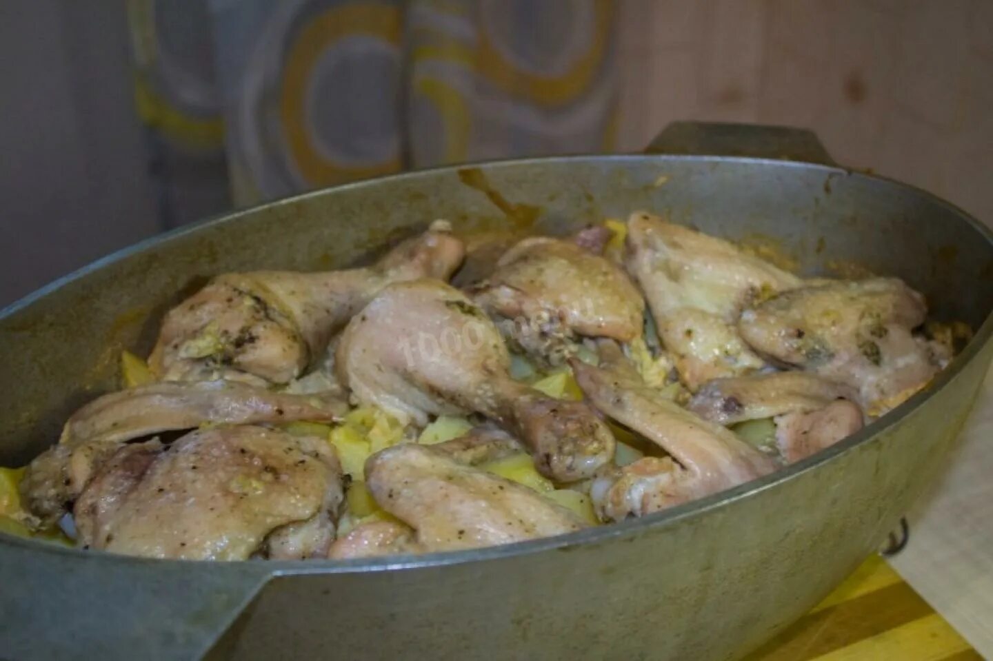 Картошка в утятнице рецепты с фото Курица в утятнице в духовке с картошкой рецепт фото пошагово и видео - 1000.menu