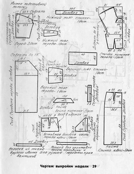 Карту выкройка киев 81год Album, Diagram