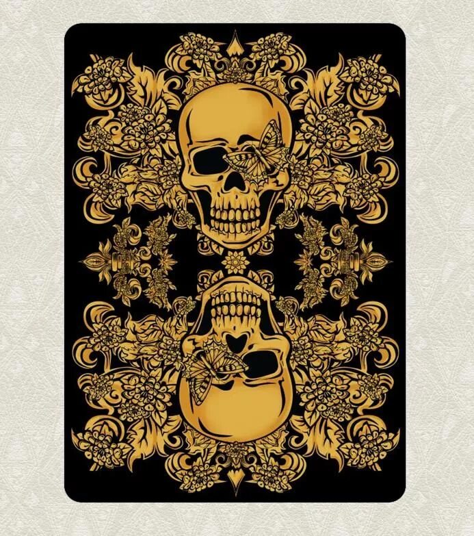 Карты черепа фото Playing cards Arcanum kickstarter Playing cards art, Playing card tattoos, Playi