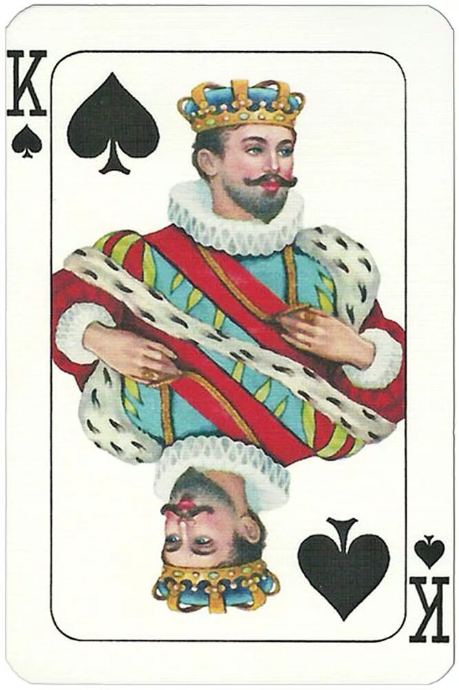 Карты короли фото King of spades Espanola Grandes playing card