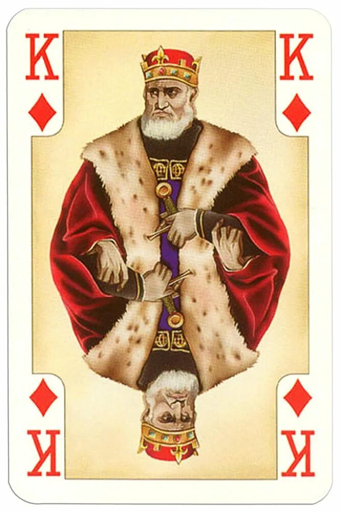 Карты короли фото King of diamonds from Arn de Gothia deck designed by Kaj Wistbacka Juegos de car