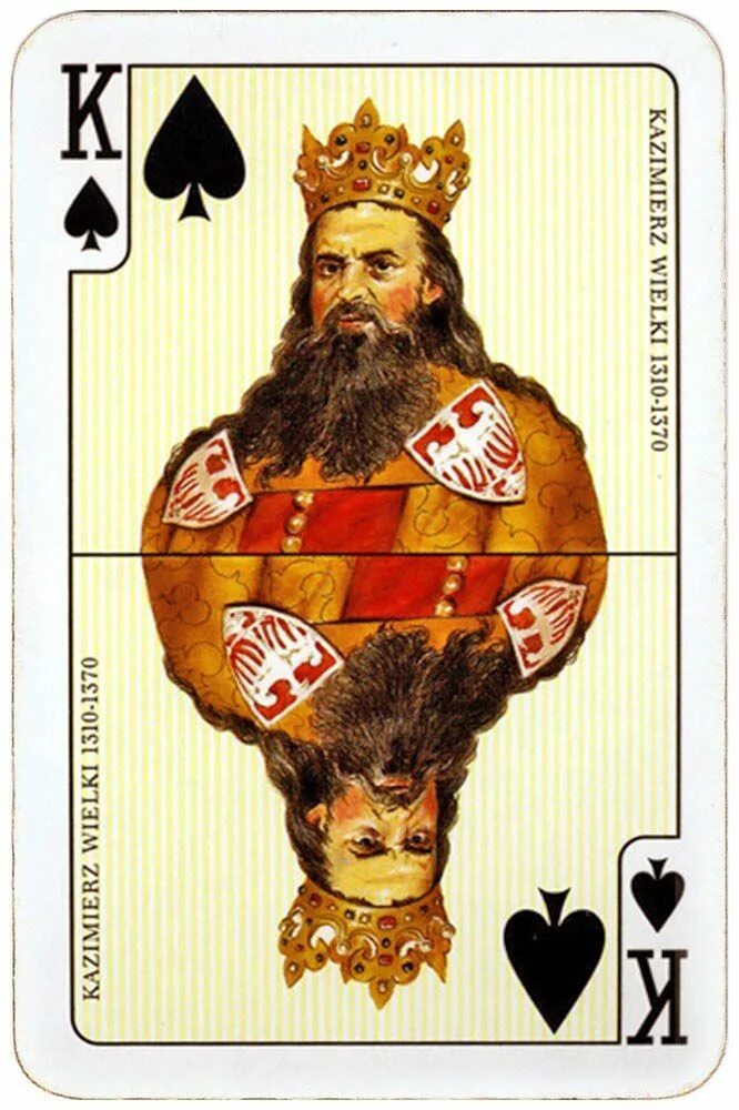 Карты короли фото #PlayingCardsTop1000 - Polonia deck by Piatnik - King of spades Jeu de cartes, C