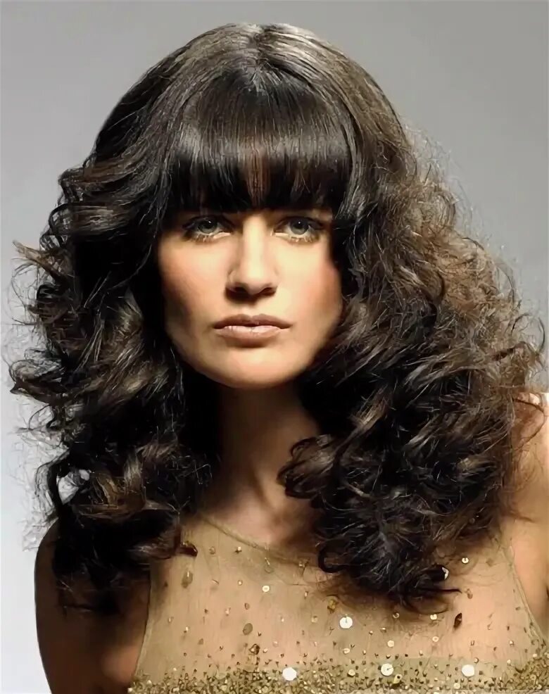 Карвинг волос с челкой фото dream hair Curly hair styles, Remy hair wigs, Wig hairstyles