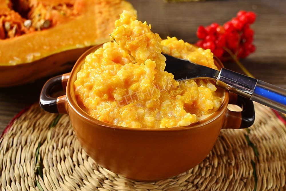 Каша из тыквы фото пошагово Тыквенная каша с рисом в мультиварке рецепт с фото пошагово - EdaDel.ru