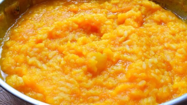 Каша из тыквы фото пошагово Тыквенная каша с рисом. Супер вкусно, полезно и легко! Попробуйте! Мамин... Идеи