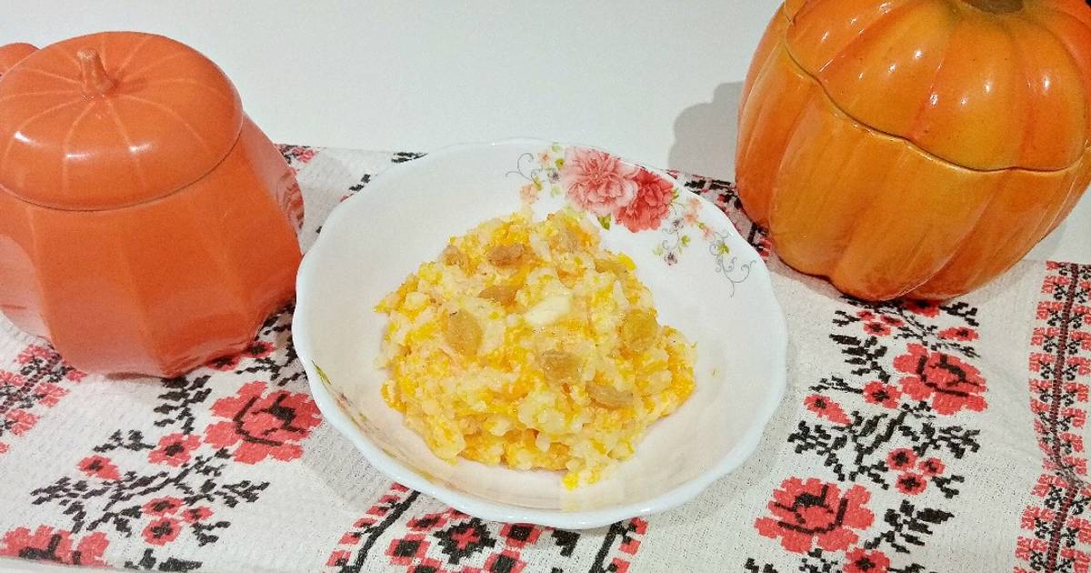 Каша из тыквы фото пошагово Тыквенная каша с рисом в мультиварке - покроковий рецепт з фото. Автор рецепта М