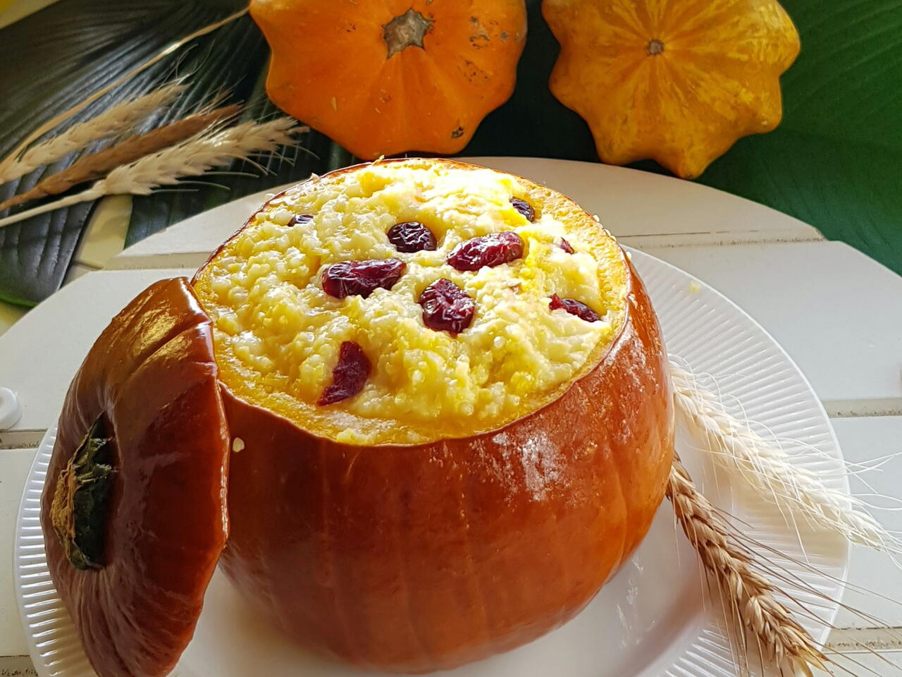 Каша из тыквы фото пошагово Рецепт Кукурузная Каша В Тыкве от Ирина Craftlog