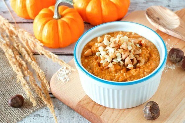 Каша с тыквой фото Main Dishes Livestrong.com Pumpkin recipes healthy, Pumpkin recipes, Pumpkin oat