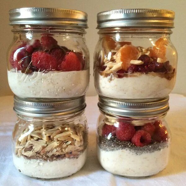 Каша в банке фото Delicious Overnight Oats Overnight oats, Breakfast, Breakfast recipes