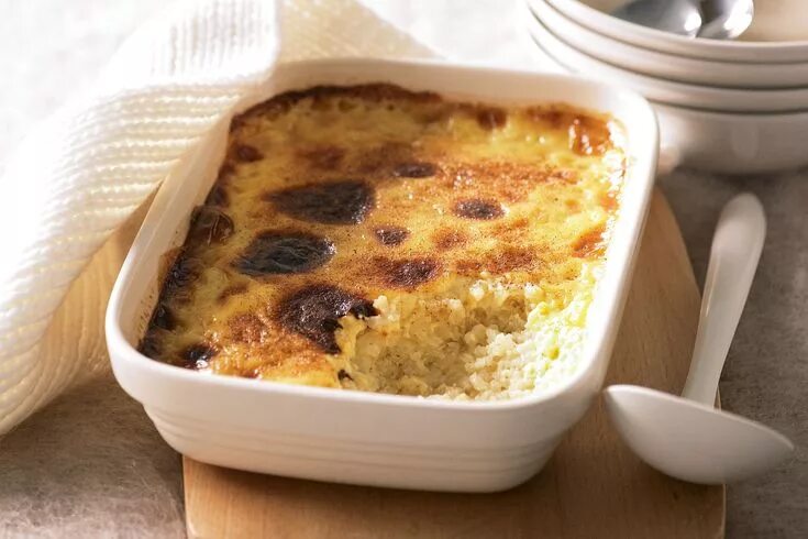 Каша в духовке рецепты с фото Rice Pudding Baked rice pudding, Desserts, Retro desserts