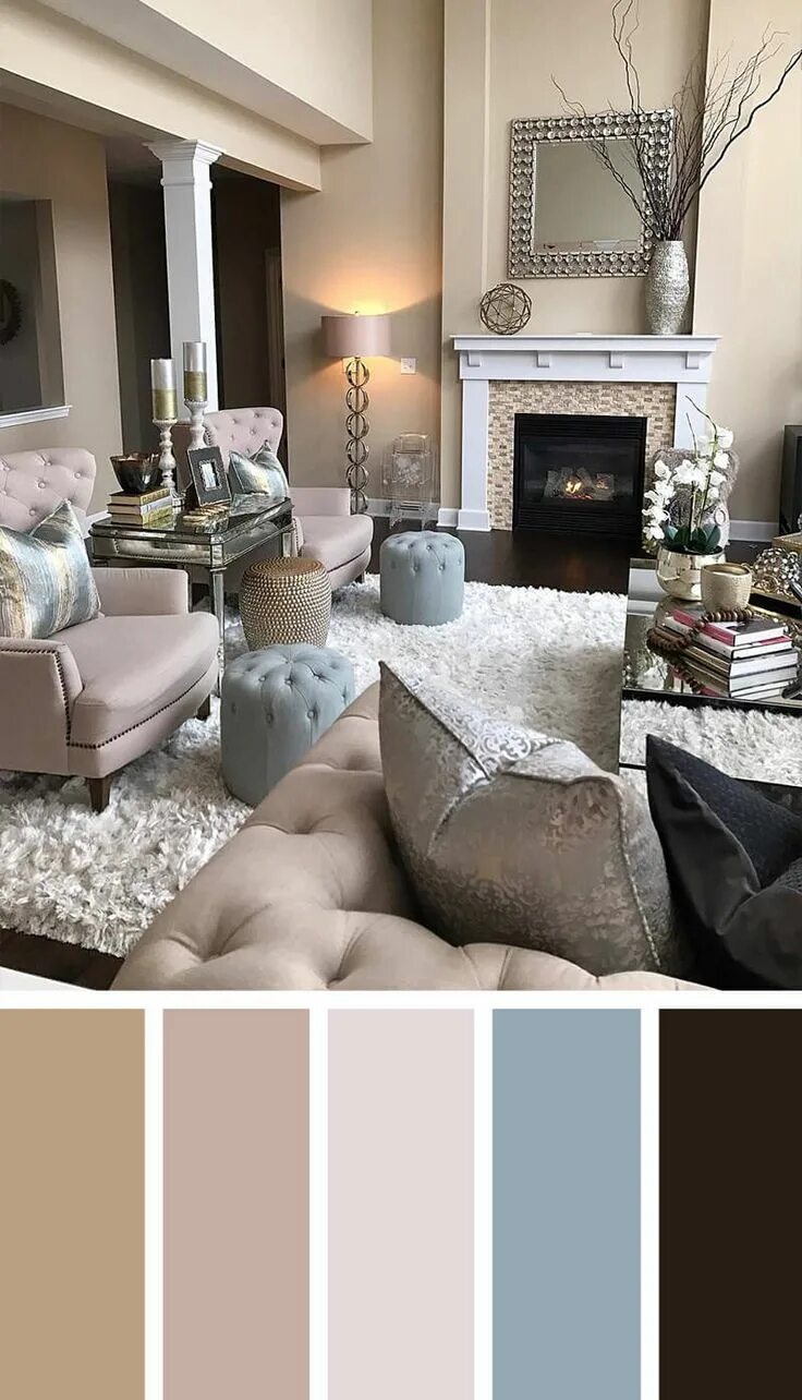 Кашемир серый сочетание цветов в интерьере 11 Cozy Living Room Color Schemes To Make Color Harmony In Your Living Room Beig