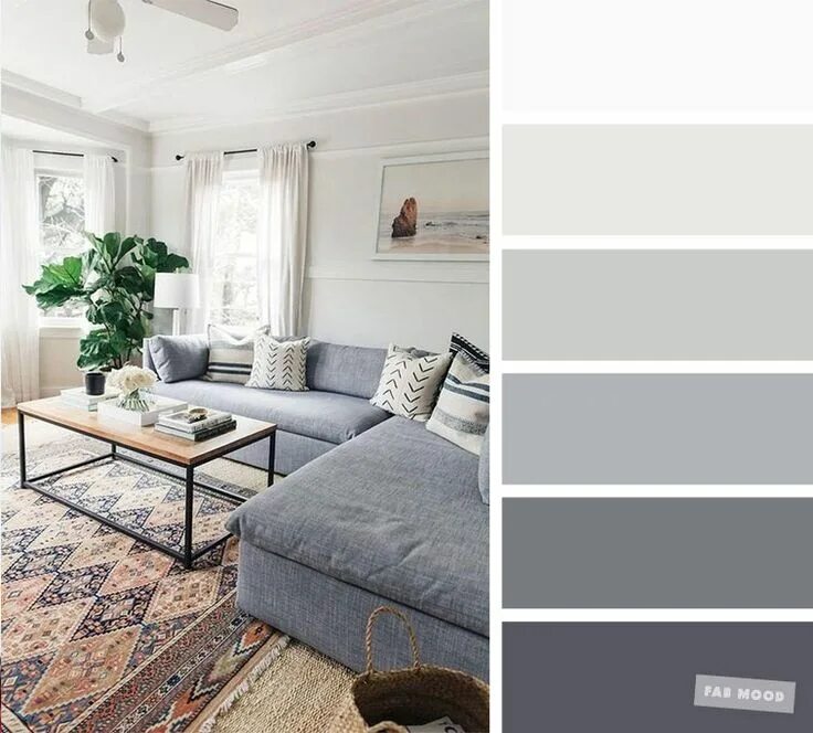 Кашемир серый сочетание цветов в интерьере The best living room color schemes - Grey Palette Living room color schemes, Goo