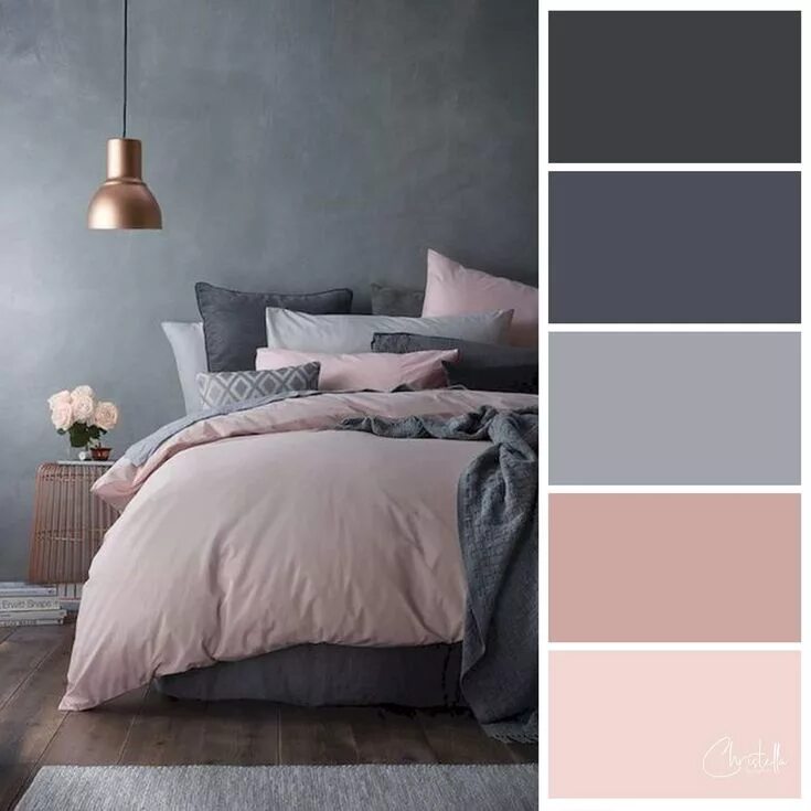 Кашемир серый сочетание цветов в интерьере Pin auf Color Palette Schlafzimmer inspirationen, Schlafzimmerfarbe, Schöne schl