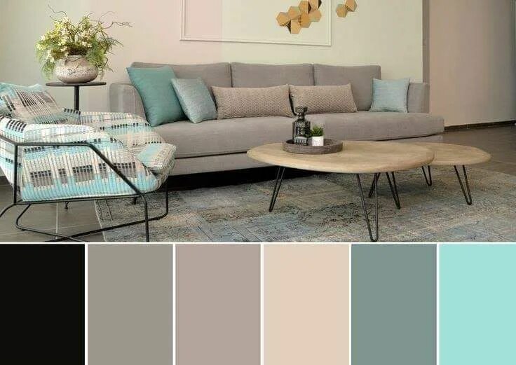 Кашемир серый сочетание цветов в интерьере Pin by Fatimaalrubayee on Color Warm living room colors, Living room paint, Pain