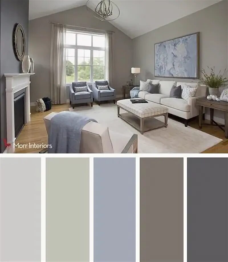 Кашемир серый сочетание цветов в интерьере Morr Interiors Dorset Park Interior Design Palette #interiordesign #design #livi