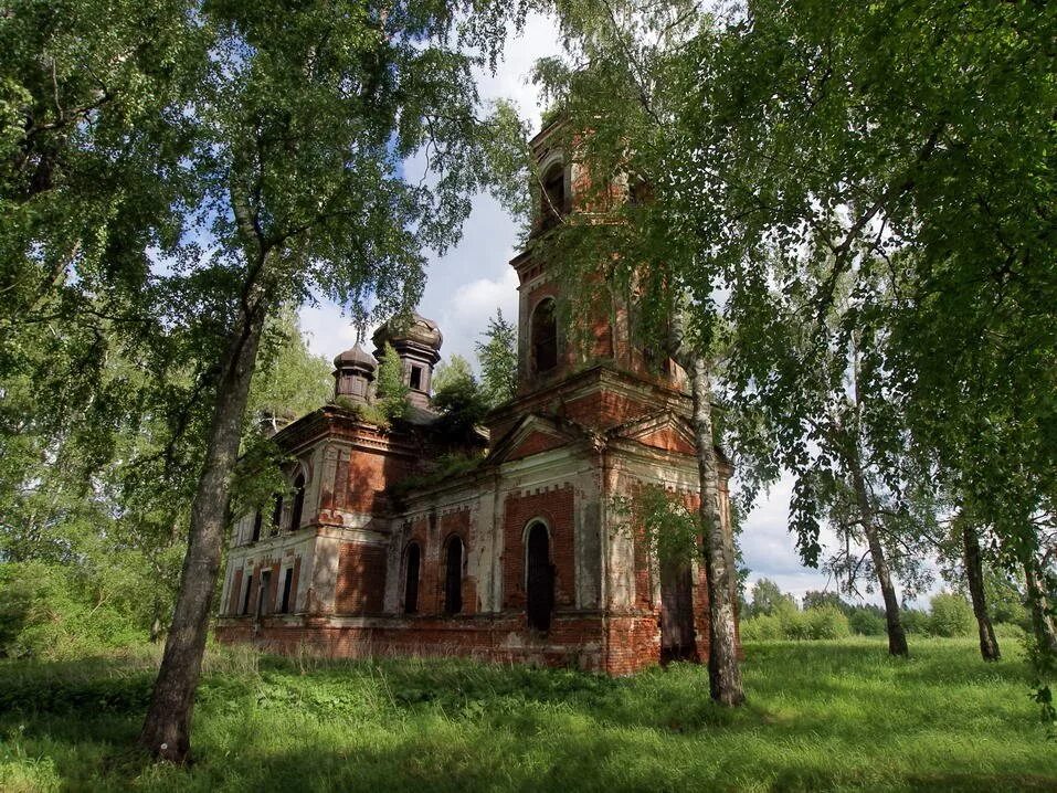 Кашинский район тверской области фото Фотогалерея - Вознесенье (Вознесенское), Кашинский район - Вознесенская церковь.