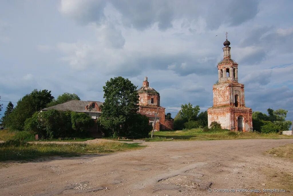 Кашинский район тверской области фото Тверская область Кашинский район Савцыно Церковь Николая Чудотворца Фотография