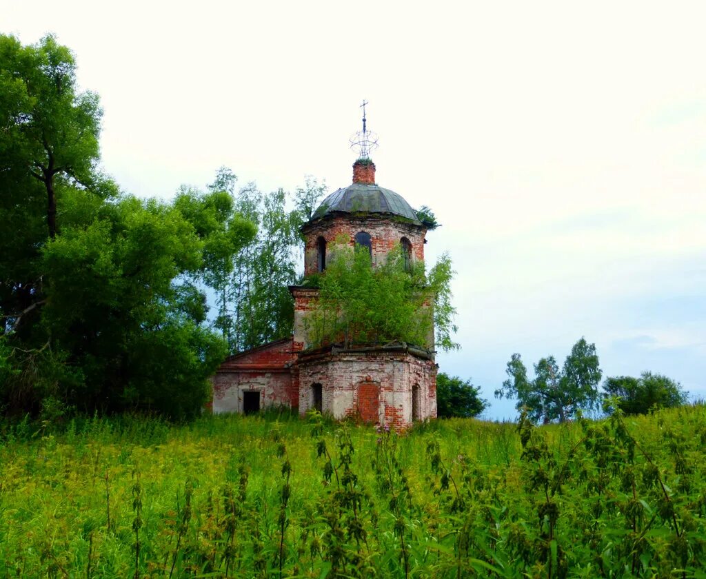 Кашинский район тверской области фото Церковь Успения Пресвятой Богородицы в Ванчугово, православный храм, Тверская об