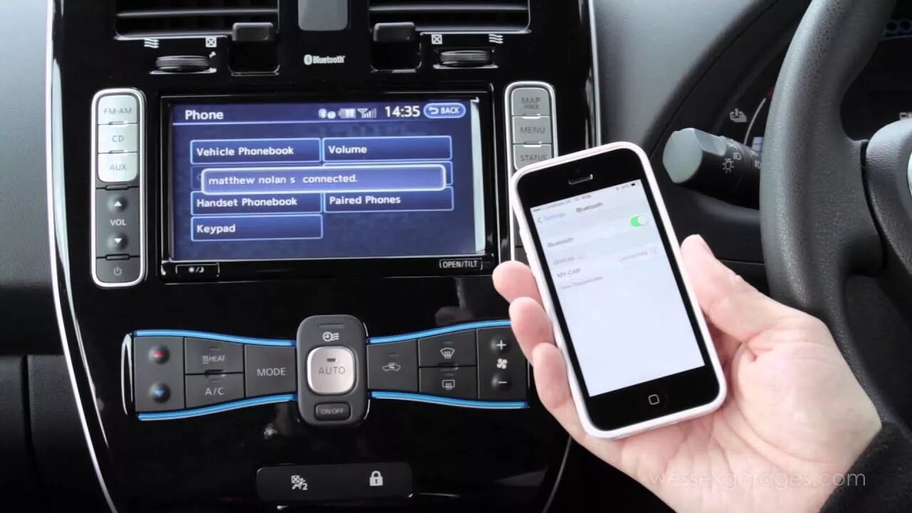 Кашкай 2020 подключение телефона How to Pair Your Bluetooth Device - Nissan Connect Bluetooth Pairing 2015 Wessex