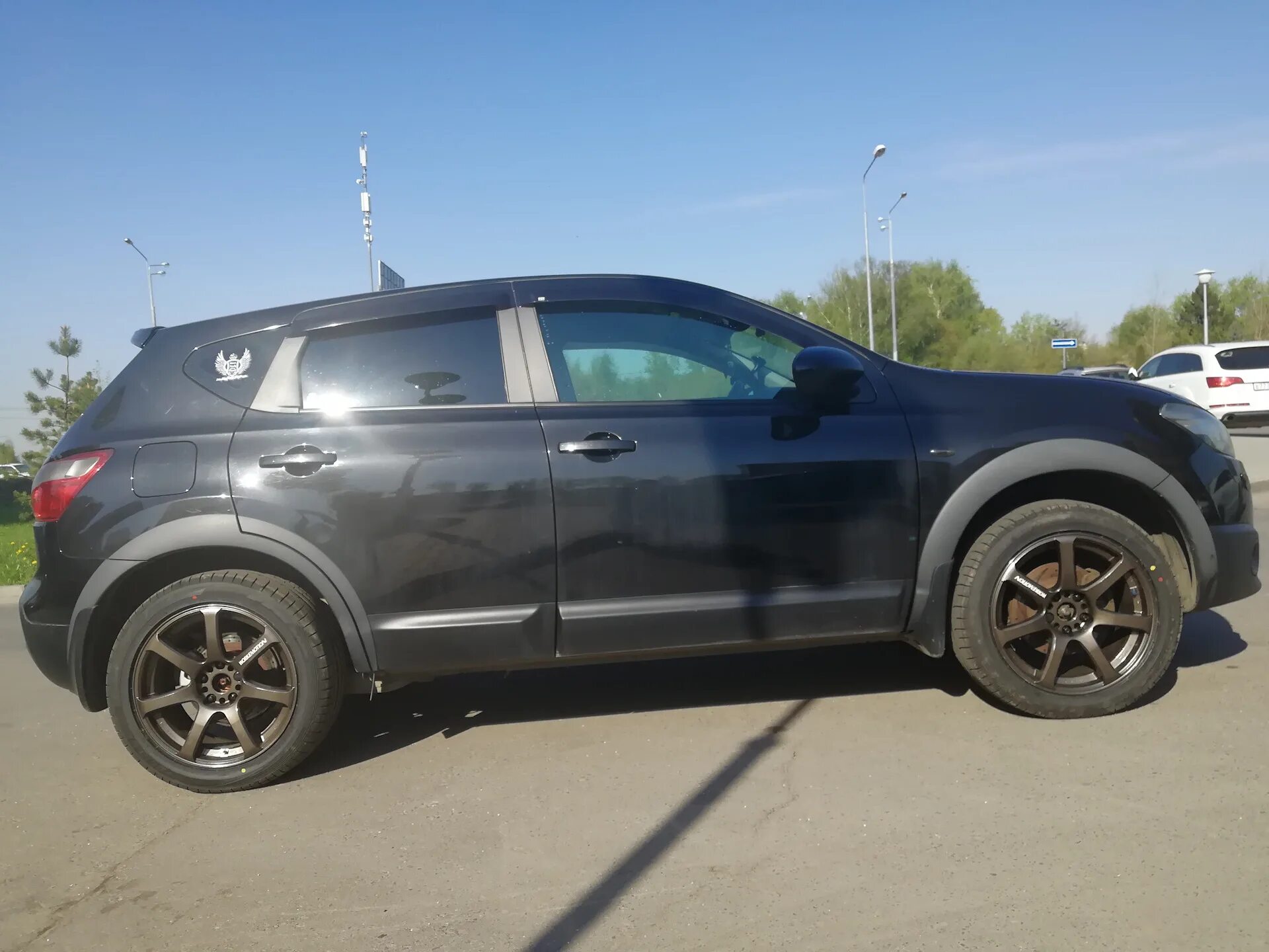 Кашкай на 18 дисках фото Идеальные диски для меня - Nissan Qashqai (1G), 2 л, 2013 года колёсные диски DR