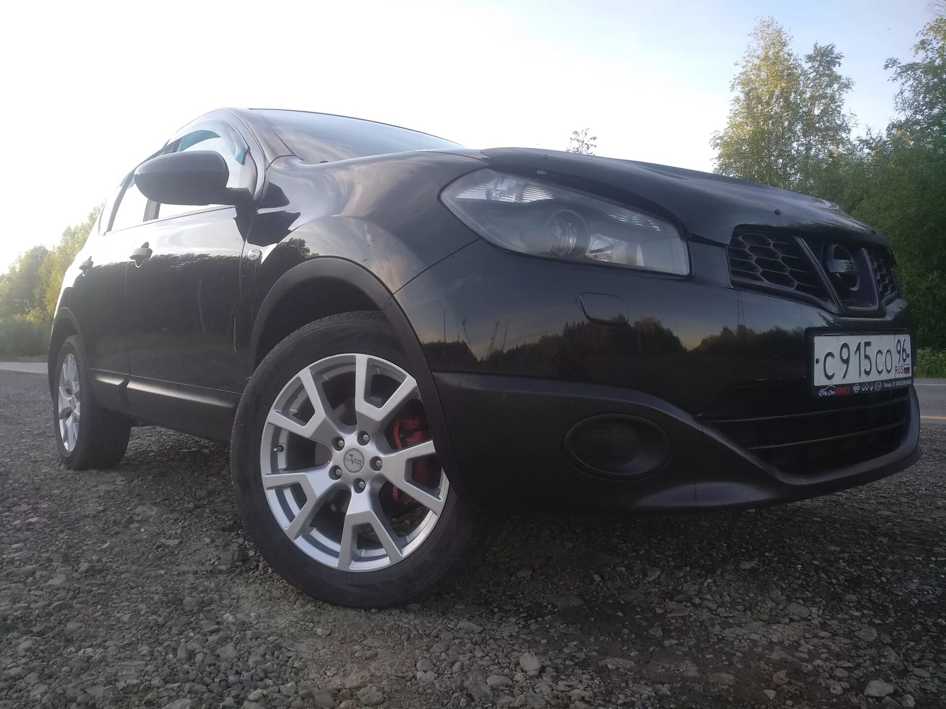 Кашкай на 18 дисках фото Колеса R 18 - Nissan Qashqai (1G), 1,6 л, 2011 года колёсные диски DRIVE2