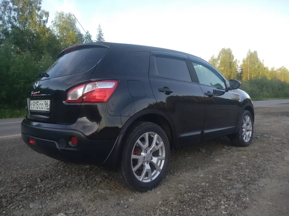 Кашкай на 18 дисках фото Колеса R 18 - Nissan Qashqai (1G), 1,6 л, 2011 года колёсные диски DRIVE2