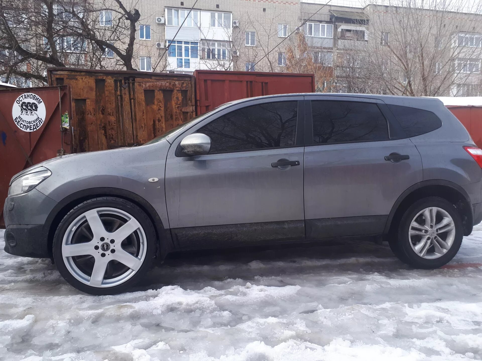 Кашкай на 18 дисках фото Подготовка к лету - Nissan Qashqai+2, 2 л, 2012 года колёсные диски DRIVE2