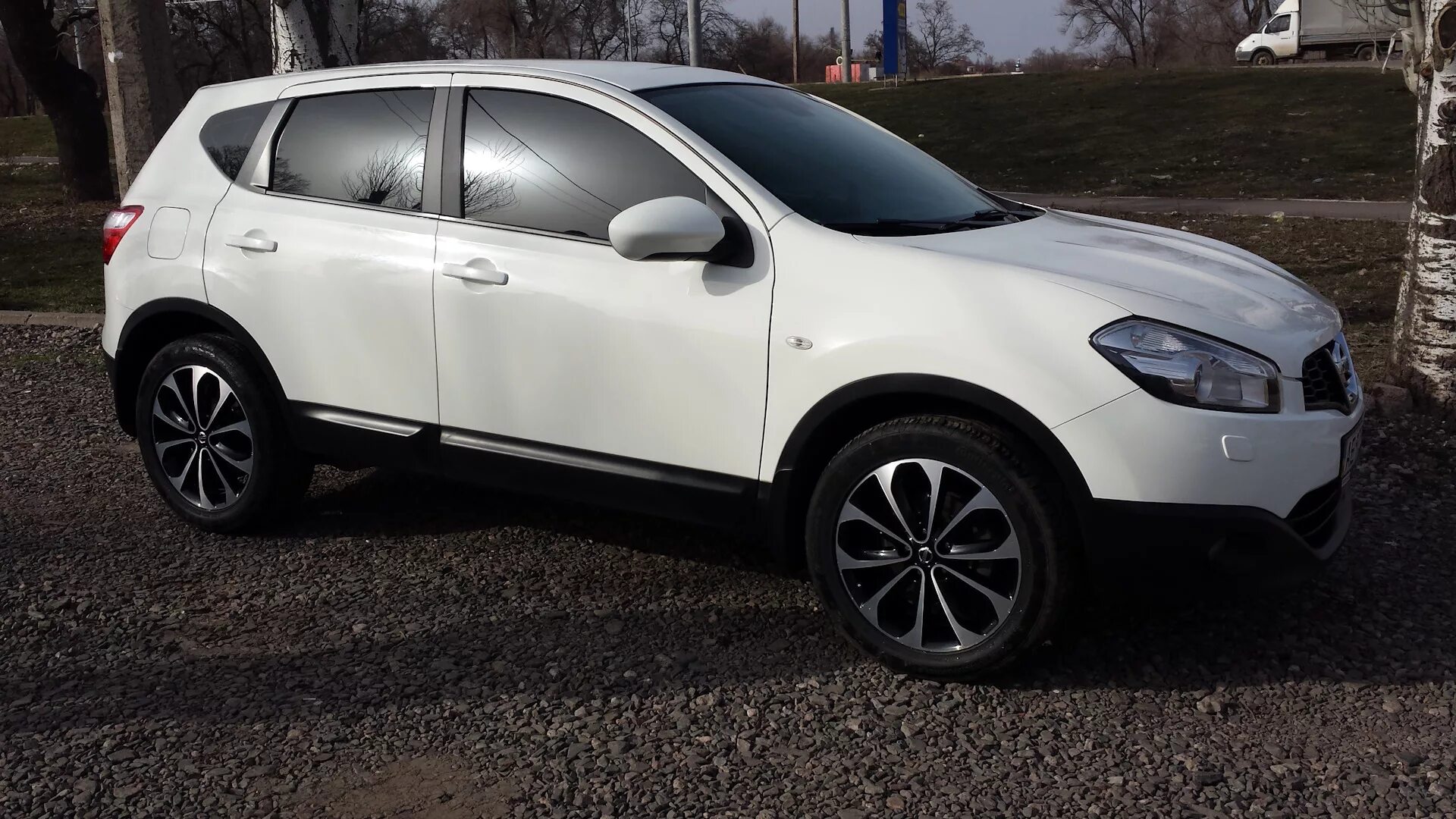 Кашкай на 18 дисках фото Диски r18, сбылась мечта идиота - Nissan Qashqai (1G), 1,6 л, 2011 года колёсные