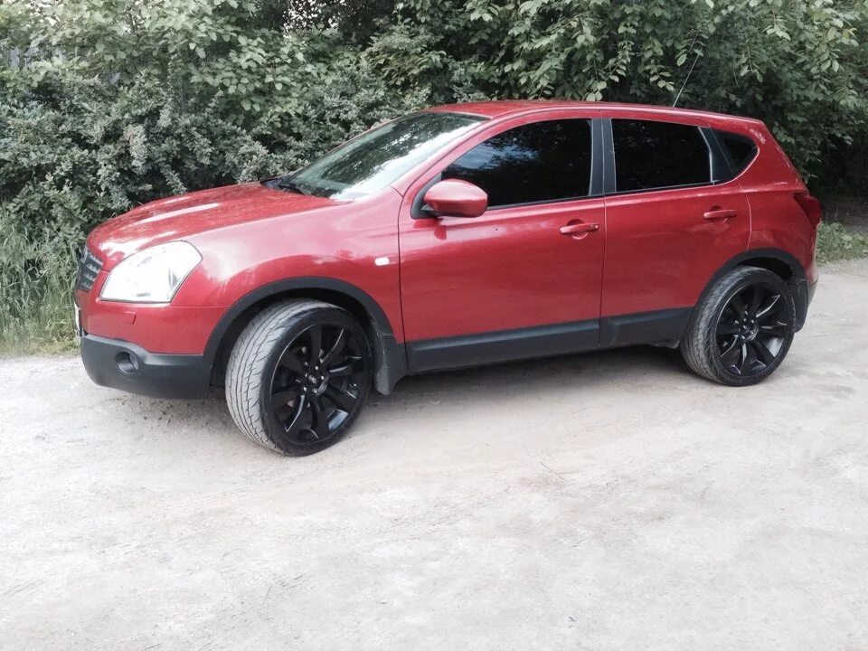 Кашкай на 18 дисках фото Новые фотки, посте наномойки - Nissan Qashqai (1G), 2 л, 2007 года фотография DR