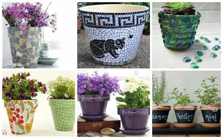 Кашпо для домашних цветов своими руками 15 Of Our Favorite Flower Pot Decoration Ideas - Garden Lovers Club Flower pots,