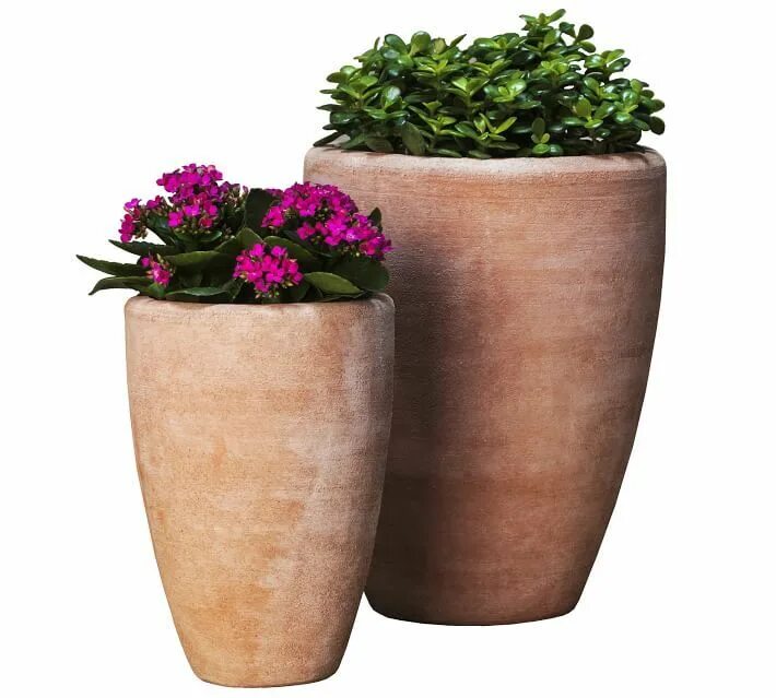 Кашпо для цветов фото Belize Tall Bowl Outdoor Planters - Set of 2 Planters, Outdoor planters, Garden 