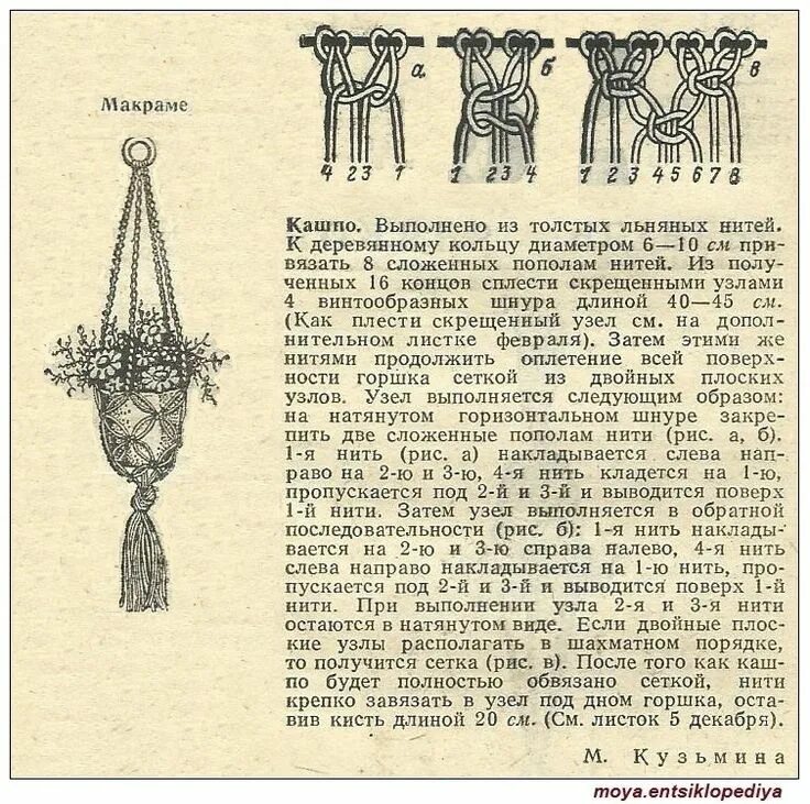 Кашпо макраме для цветов своими руками схемы 7Макраме. Кашпо. Макраме, Плетение, Висячие растения