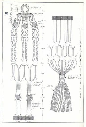 Кашпо макраме своими руками схема Sign in en 2023 Modèles de macramé, Points de macramé, Tuto macramé