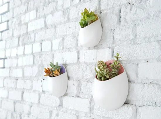 Кашпо на стене в интерьере фото 25 Creative DIY Planter Projects Diy wall planter, Diy planters, Wall planter