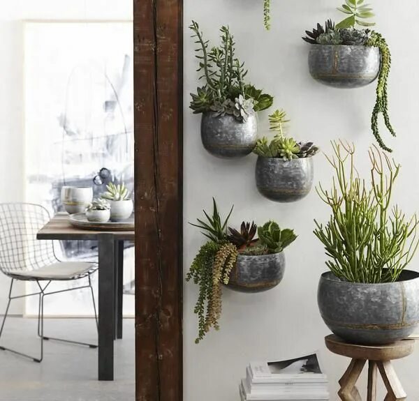 Кашпо на стене в интерьере фото Braza Wall Planters Plant decor, Wall planters outdoor, Hanging plants