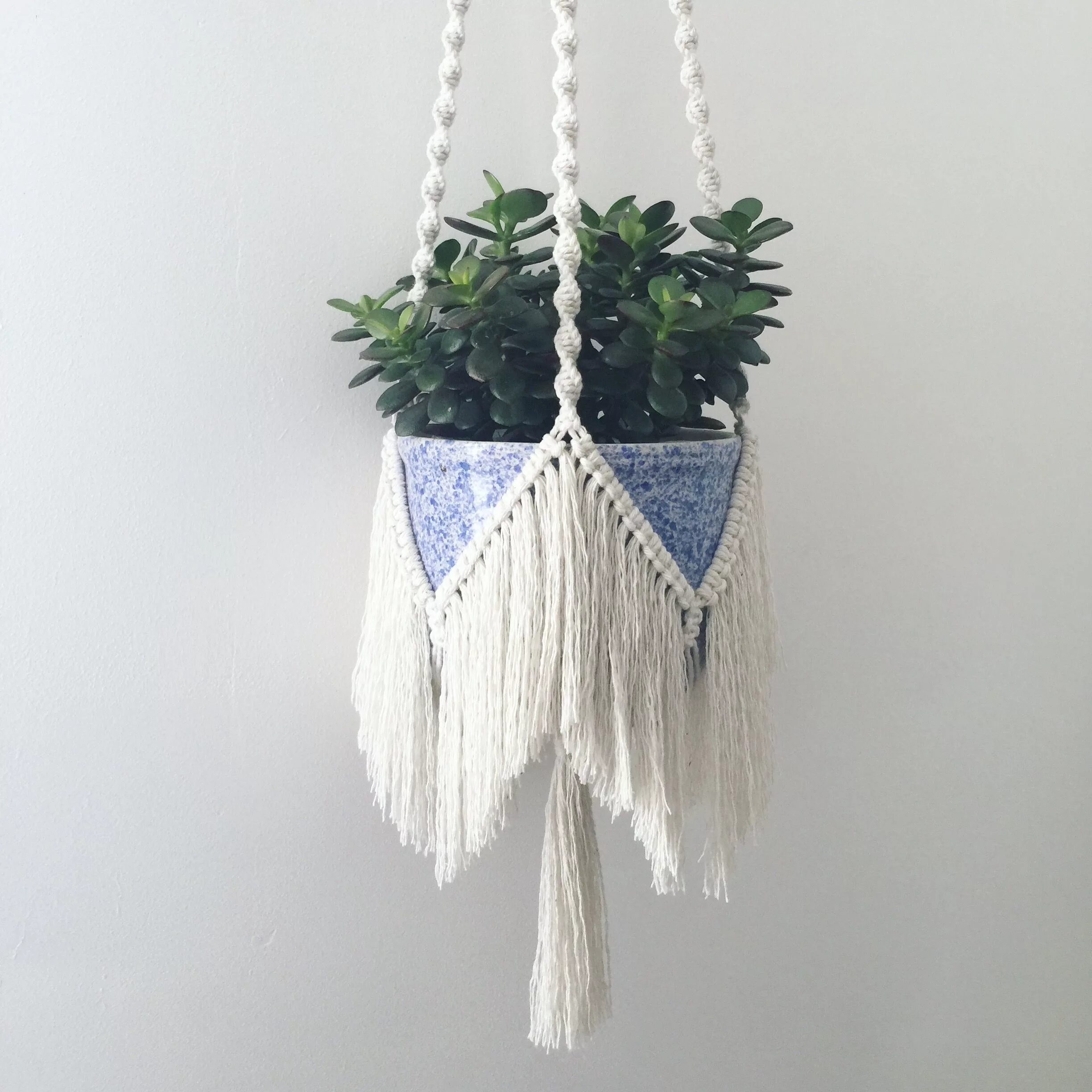 Кашпо подвесное макраме своими руками схемы Bohemian macrame plant hanger with a fringe Diy plant hanger, Macrame plant hang