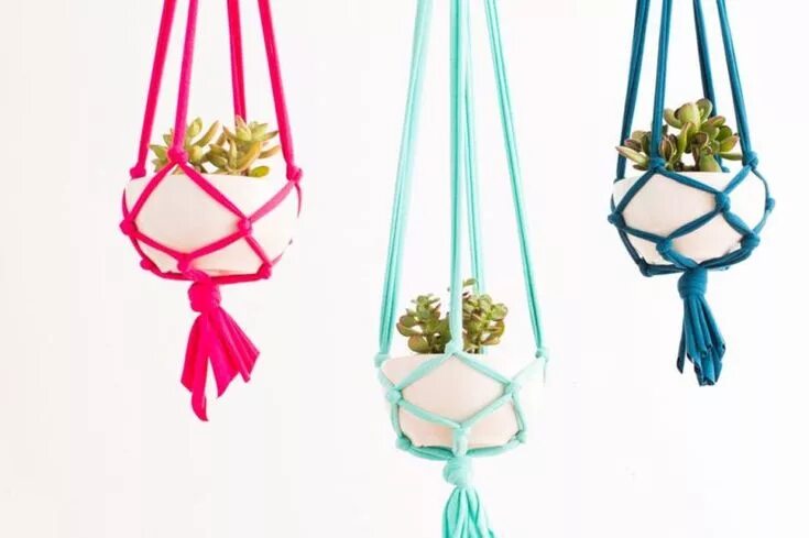 Кашпо подвесное макраме своими руками схемы 15 Creative DIY Hanging Planter Ideas For Indoors And Outdoors Macrame plant han